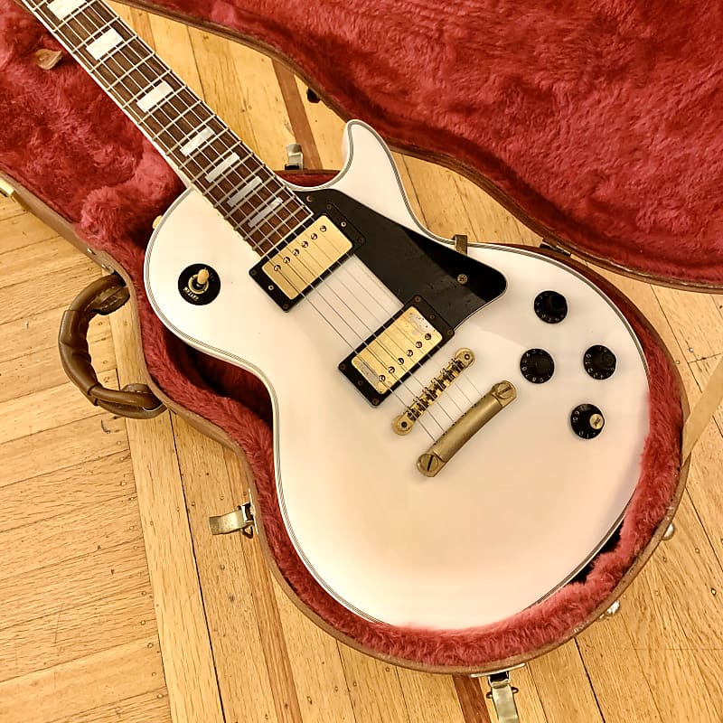 Greco Egc-68 60 custom Arctic white original vintage mij