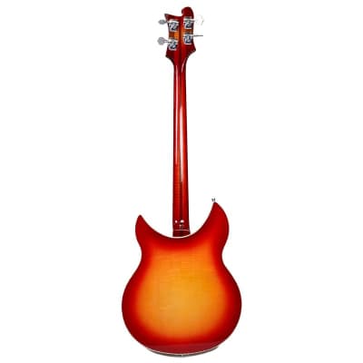 Rickenbacker 4005XC 90th Anniversary Bass, Amber Fireglo image 4
