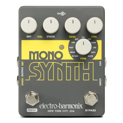 New Electro-Harmonix EHX Mono Synth Synthesizer Guitar Pedal! Monosynth for sale