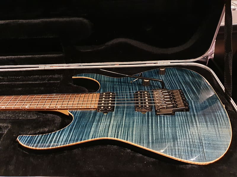 RARE Ibanez Prestige RG3120 TW Twilight Blue RG Flame Top J