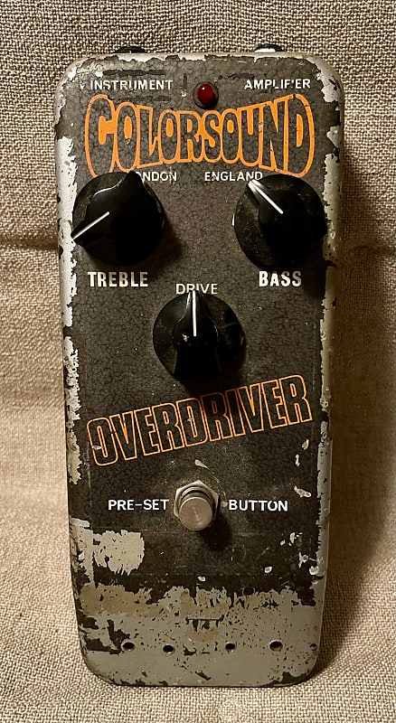 Colorsound Overdriver 1970 - Originally Owned by JEFF BECK