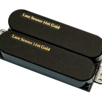 Lace Sensor Hot Gold Dually Neck or Bridge Humbucker 19.2k - Black image 1