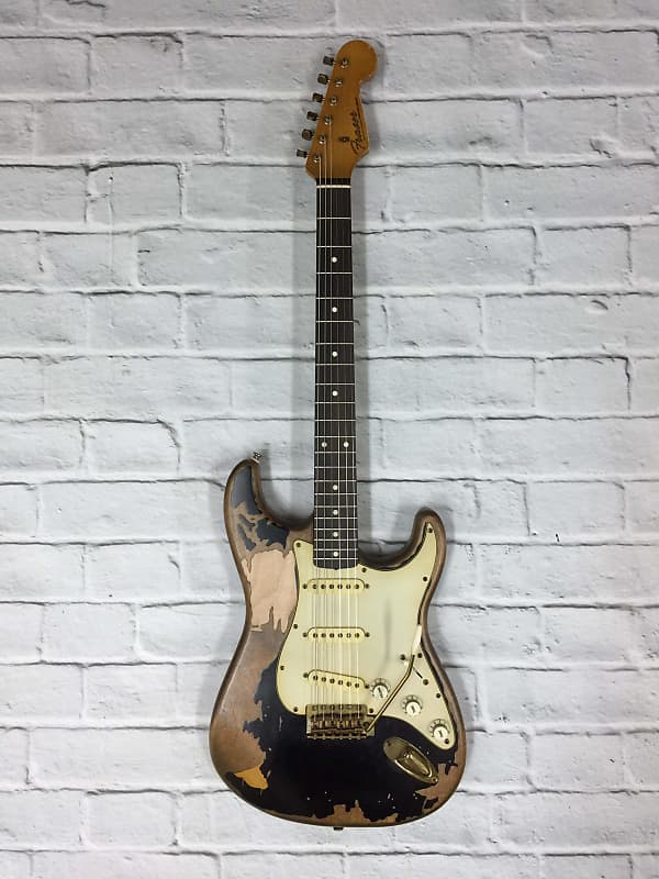 Fraser Guitars Aged Vintage Style Artist Series JM Black 1