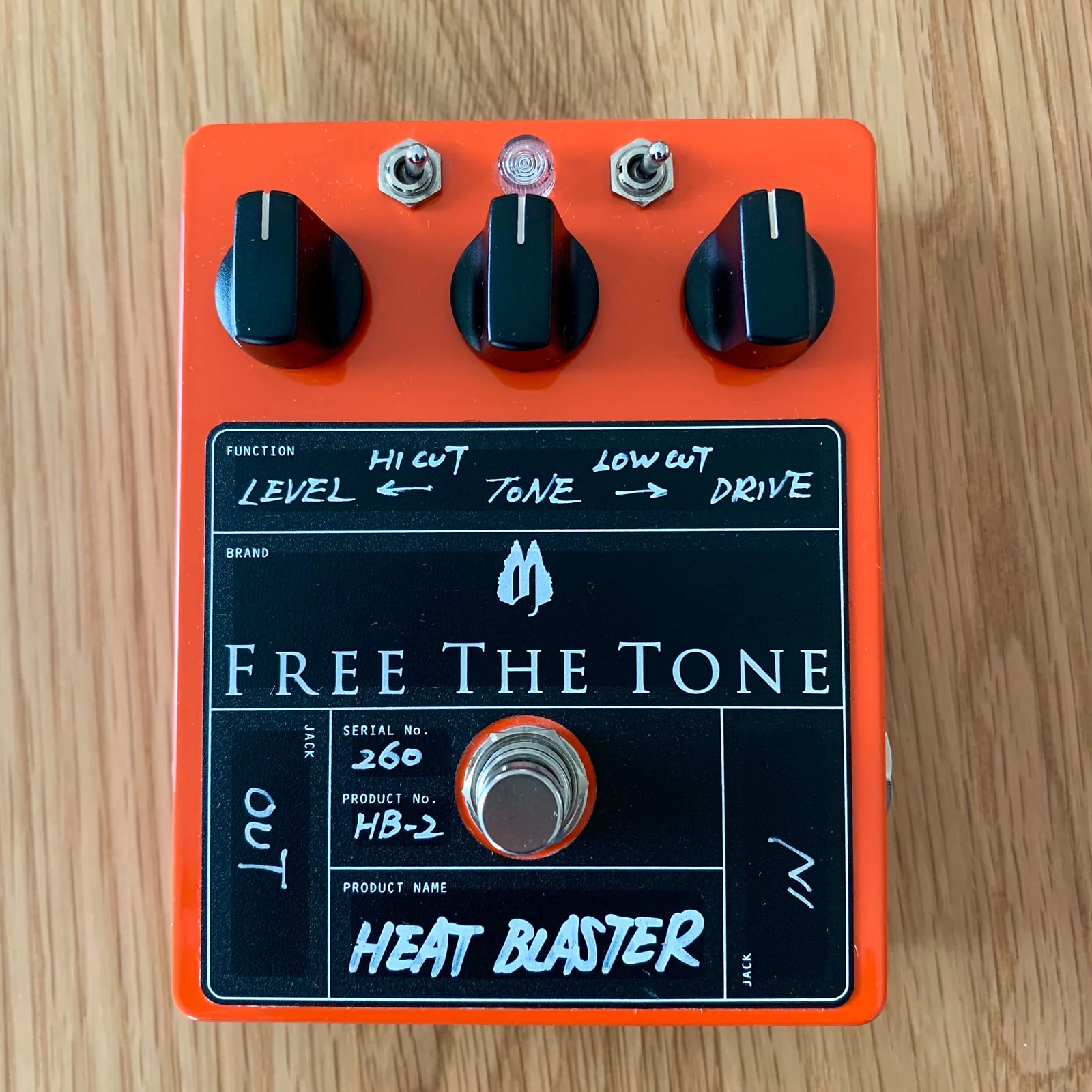Free The Tone HB-2 Heat Blaster Overdrive | Reverb
