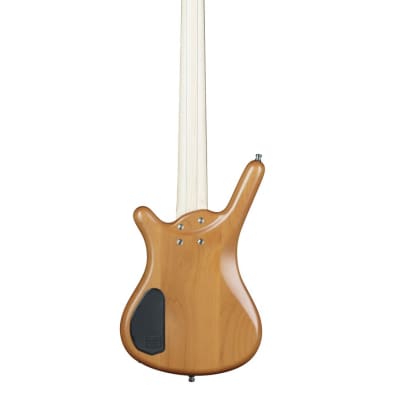 Warwick RockBass Corvette Basic 5 String Bass Guitar  - Honey Violin Transparent Satin image 4