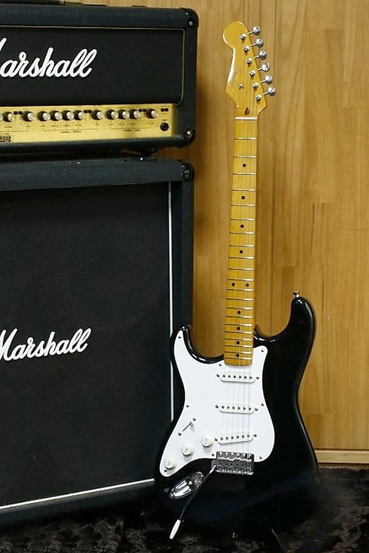 Rare Left hand Fender Japan Stratocaster ST57-LH Black w/Case Made