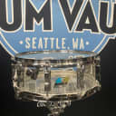 Ludwig 14x5" Vistalite, Blue and Olive Badge, Snare Drum 1976 - Clear
