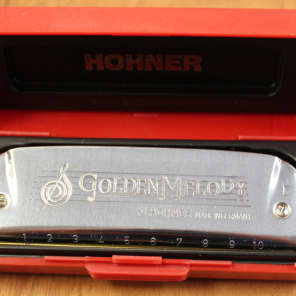 Hohner 542BL-E Progressive Series Golden Melody Harmonica - Key of E