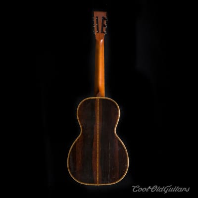Vintage 1910s-20s Lyon & Healy Lakeside Acoustic Parlor Guitar with Brazilian Rosewood image 9