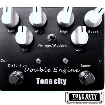 Tone City Double Engine T40 Rectified High Energy Distortion (Wampler Style) Hand Made True Bypass image 3