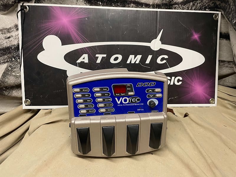 DOD VoTec Vocal Effects FX Processor Mic Preamp Pedal 1999 Reverb