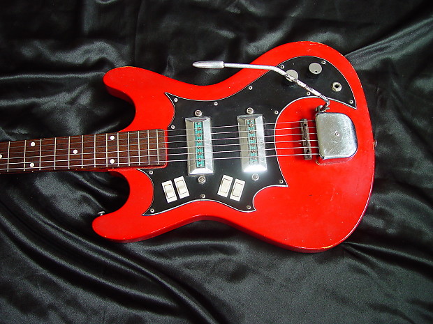 1960's Kay Truetone with Gibson made P-35/Kelvinator Pickups image 1