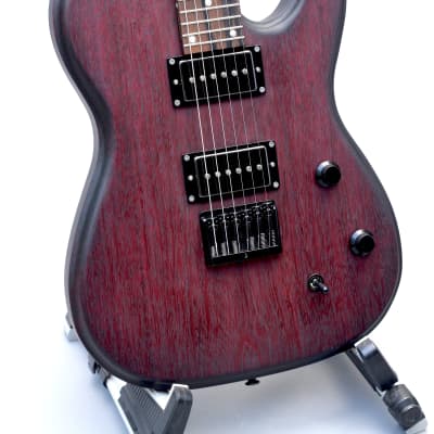 RVA Handmade Guitars Belle 2020 Transparent black burst over purpleheart image 1