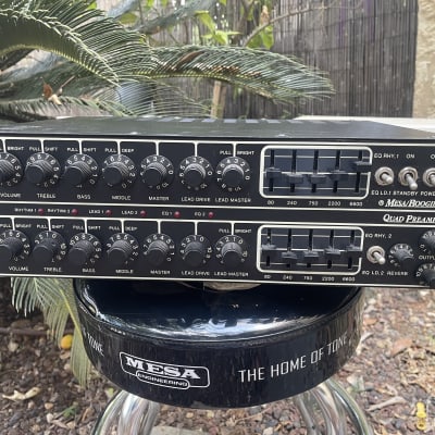 Mesa Boogie Quad Preamp with FU-2A Footswitch 1980s | Reverb