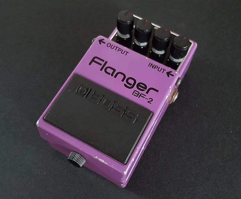 BOSS BF-2 Flanger 日本製 ブラックラベル ヴィンテージ Boss BF-2 Flanger (Black Label) 1980 - 1984 – Herscheid and