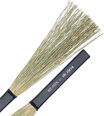 Vic Firth RM1 REMIX Brushes - Broomcorn image 1