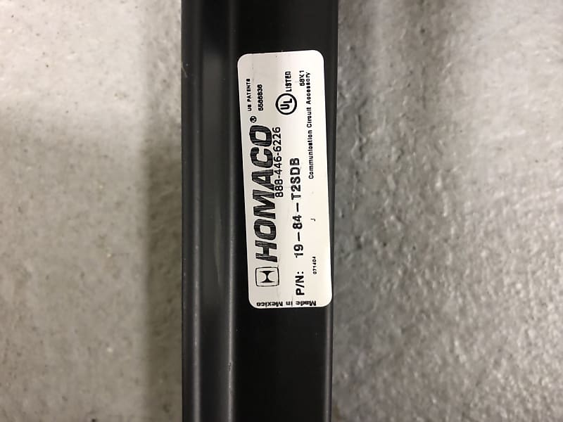 Homaco two post, 19″ x 7′ open frame Aluminum Network Rack Reverb