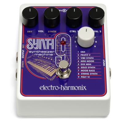Electro-Harmonix SYNTH9 Synthesizer Machine Pedal image 3