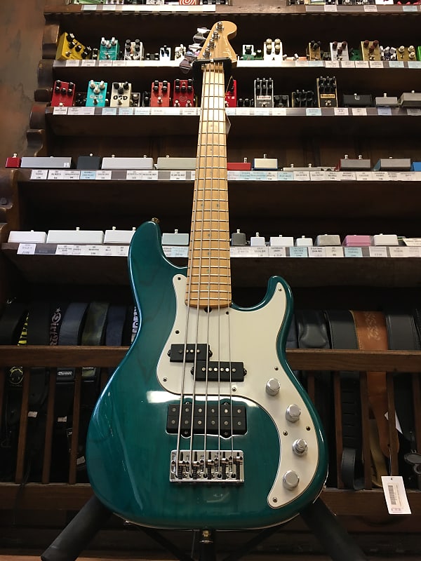 Fender American Deluxe Precision Bass V 2000 Transparent