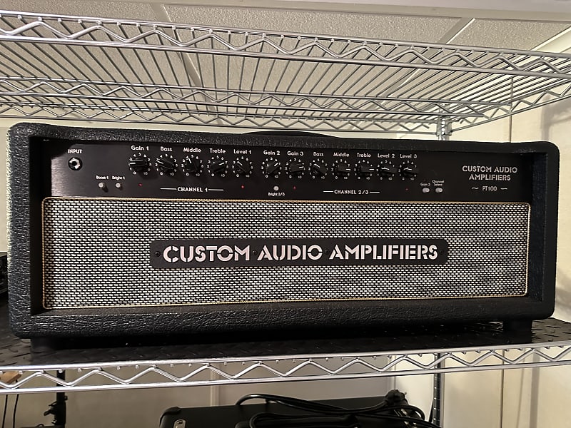 Custom Audio Amplifiers PT100 3Channel 100Watt Guitar Amp Reverb
