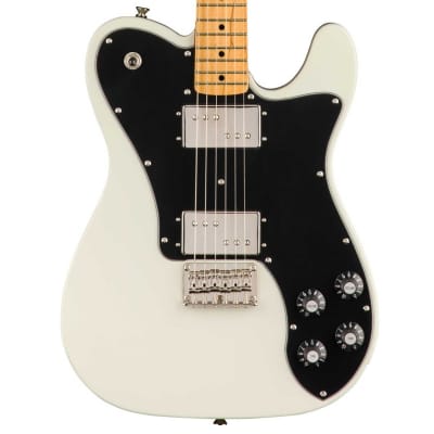 Squier Classic Vibe '70s Telecaster Deluxe Electric Guitar (Olympic White) for sale