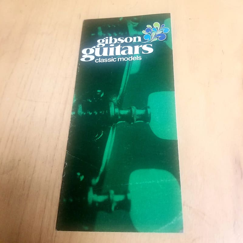 1970 Gibson Classic Models Classical Catalog Brochure Reverb