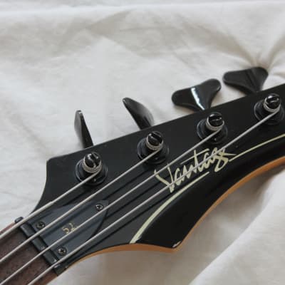1981 Vantage 525B PJ Rare Made in Japan Vintage 4 String Bass - Purple Red Nebula + Hard Case image 13
