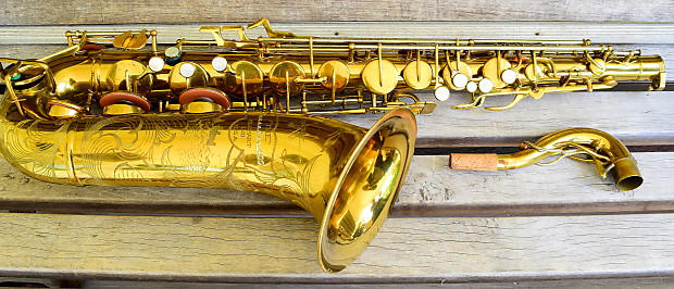 Buescher Top Hat Cane Tenor Sax 1942 Original Lacquer overhauled