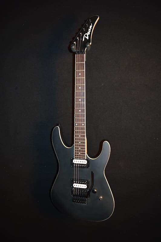 Dean MDX Modern X Floyd Satin Black Electric Guitar - Brand New B-Stock image 1
