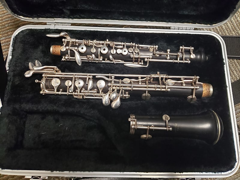 Rigoutat Professional Oboe W/ 3rd Octave KeyServiced! Reverb