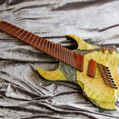 GB Liuteria Butique guitar Sephiroth 8 string fanned image 4