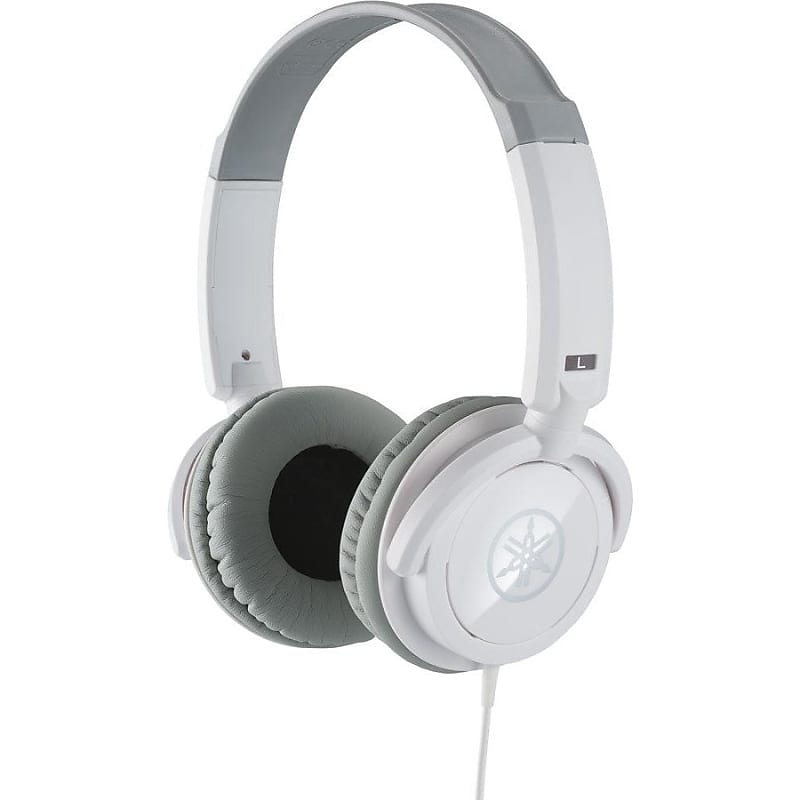 Yamaha HPH-100WH Dynamic Closed-Back Headphones White image 1