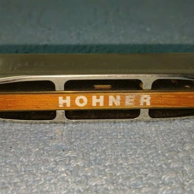 Vintage Hohner Blues Harp MS Harmonica Key of C With Case Germany Tested Working image 5