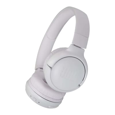JBL Tune 510BT Wireless On-Ear Headphones (White) + JBL Go 2 Wireless Waterproof Speaker Cyan image 3