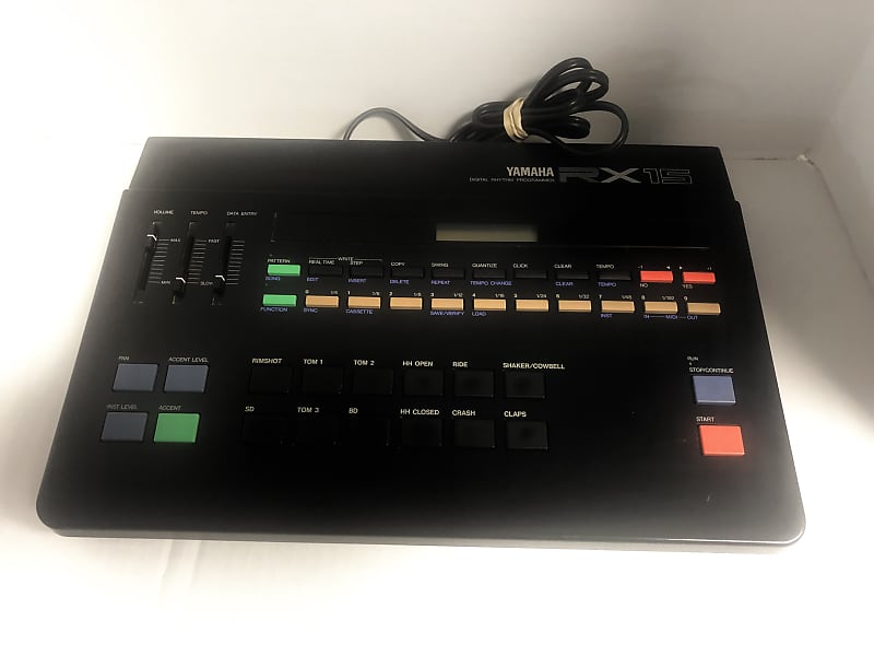 Yamaha RX15 Digital Rhythm Programmer 1980s - Black | Reverb