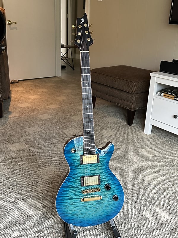 T's Guitars Arc-STD/Trans Blue Denim 超美品 T's Guitars ARC-STD 24 Quilt Centura Blue 中古｜ギター買取の