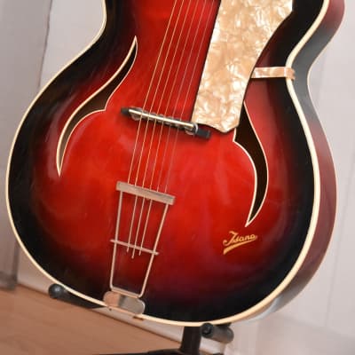 Isana Elvis Model – 1950s German Vintage Archtop Jazz Guitar / Gitarre by Josef Sander image 2