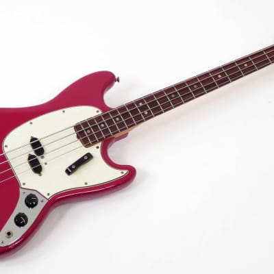 Fender Mustang Bass 1966 Dakota Red ~ Early First Year Example image 2
