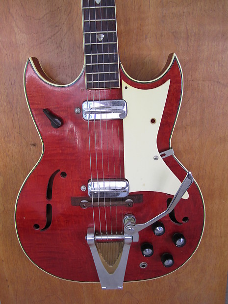 Kay / Old Kraftsman Double Cutaway Hollowbody Model 592 Red