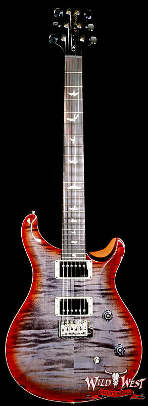 Paul Reed Smith PRS Wild West Guitars Special Run CE 24 Painted Black Neck 57/08 Covered Pickups Faded Grey Black Cherry Burst 7.60 LBS image 1
