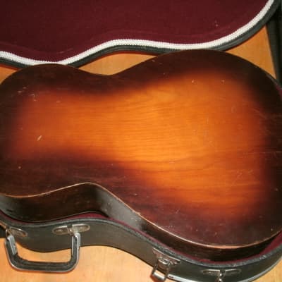 1940's? 1950's? Richter arch top round hole acoustic guitar image 7