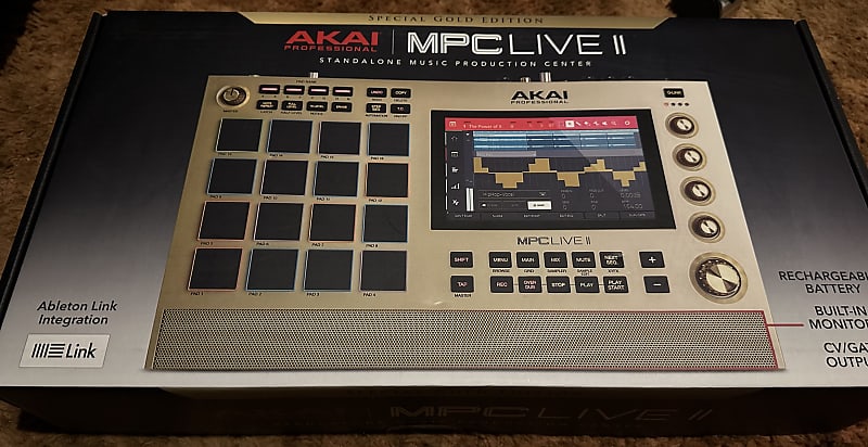 Akai MPC Live II Standalone Sampler / Sequencer Gold Edition
