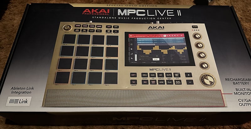 Akai MPC Live II Standalone Sampler / Sequencer Gold Edition | Reverb