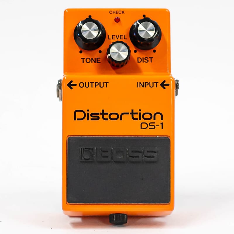 HOT最新作BOSS DS-1 はんだ盛り基板 スケルトンスイッチ 銀ネジ 全角ハイフン Distortion 日本製 Japan ヴィンテージ ディストーション