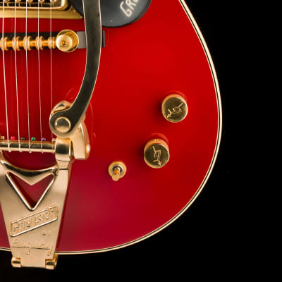 Pre Owned Gretsch G6131T-62 Vintage Select ’62 Jet With Bigsby TV Jones Vintage Firebird Red With OHSC image 8