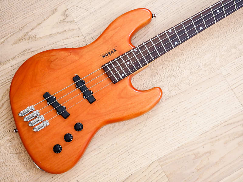 Novax J-Bass 4 w/ Fanned Frets, Bartolini Pickups, Natural Novax J-Bass 4 w/ Fanned Frets, Bartolini Pickups, Natural