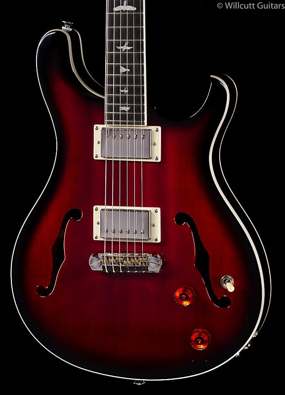 PRS SE Hollowbody Standard Fire Red-C03131 - 6.13 lbs image 1