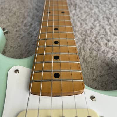 Fender Classic Series ‘50s Stratocaster 2018 MIM Surf Green Maple FB Guitar image 7