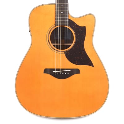 Yamaha A Series A5R A.R.E Dreadnought Cutaway Acoustic/Electric Vintage Natural image 1