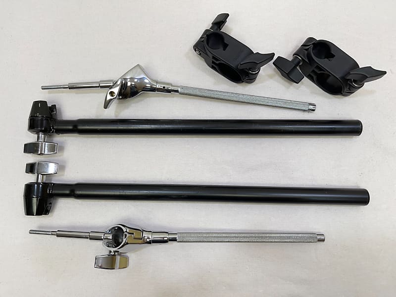 TWO Roland Black Cymbal Boom Arm Mount from MDS-9V Rack